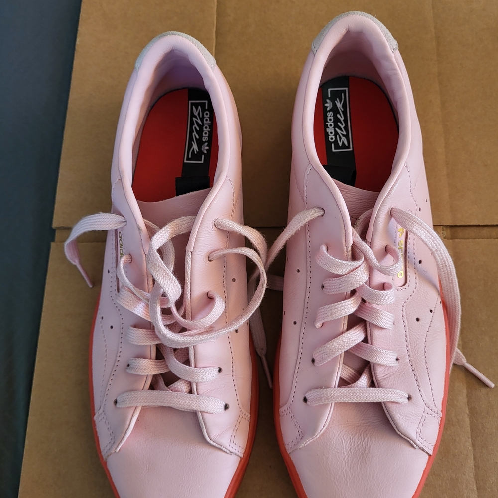 Adidas Women's Soft Pink Sneakers